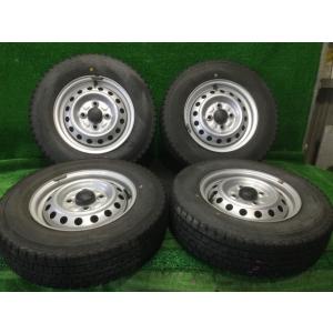 ハイゼット ウィンター 145R/12/6PR ダンロップ4本中古 ダンロップ タイヤホイール