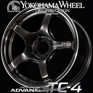 アドバン レーシング TC4 アルミホイール 15×6.5J 4/100 +40 ブラック