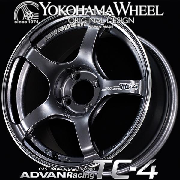 アドバン レーシング TC4 アルミホイール 16×7.0J　5/114.3　+35 レーシングガン...