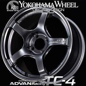 マ*ン様 アドバンレーシング アルミホイール advan TC 4本セット ADVAN ヨコハマ アドバンレーシング TC-4 15インチ 4H100 6J +38 1本