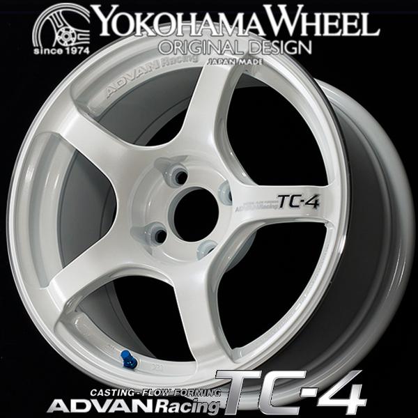 アドバン レーシング TC4 アルミホイール 16×8.0J　5/114.3　+35 レーシングホワ...