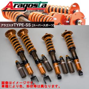 アラゴスタ 車高調キット タイプSS (スーパースポーツ) ミツビシ ランサーエボリューション7/7GT-A CT9A PA/PR 3AAA.D4.S1.000｜howars