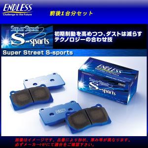 エンドレス ブレーキパッド SSSスポーツ 1台分 SC430 UZZ40 H17.9〜 4300  EP292とEP354｜howars