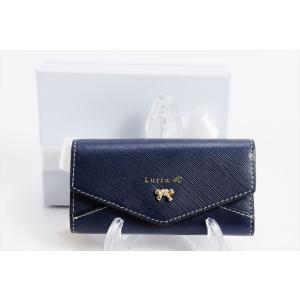 Luria 4 5連キーケース 物品 ブルー系 レディース リボン ルリアヨンドシー