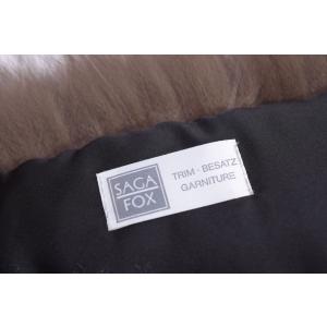 安い Saga Fox ショール ストール ブラウン系 全長114cm サガフォックス 1911ls196 毛皮