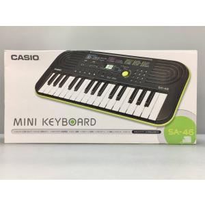 カシオ CASIO ミニキーボード SA-46 電子キーボード 32鍵 別売りアダプター付き 2112LT080
