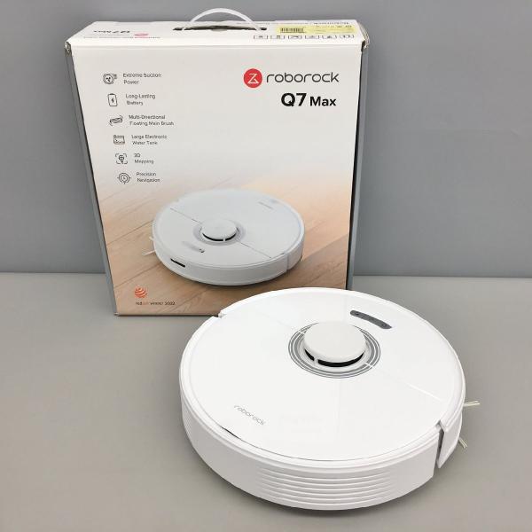 ロボット掃除機 Q7 MAX Q380RR Roborock ホワイト 吸引掃除/水拭き 美品 24...