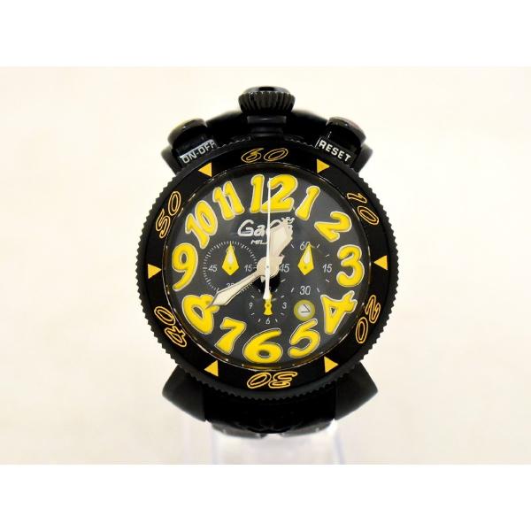 ガガミラノ GaGa MILANO 腕時計 マヌアーレ MM 48 6054.4 メンズ クォーツ ...