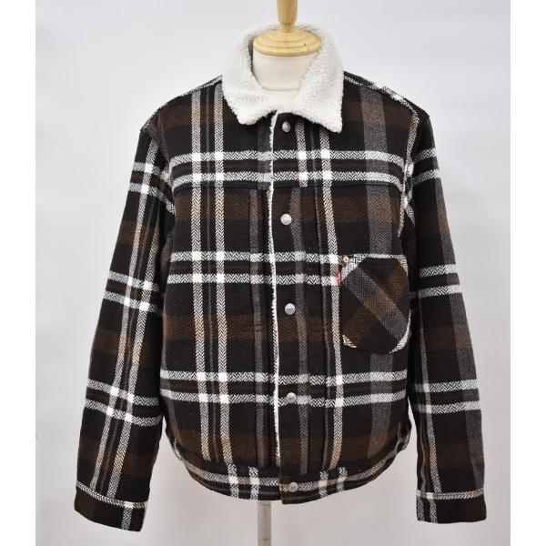 リーバイス LEVI'S シェルパ トラッカージャケット L 長袖 チェック柄 未使用 2412WT...