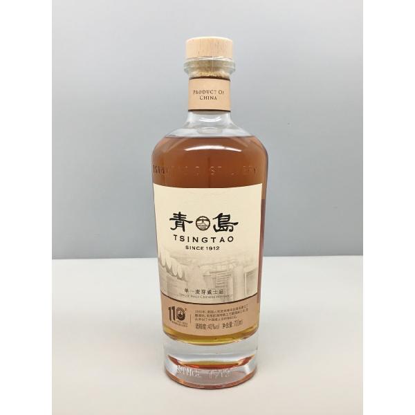 青島 ウイスキー 700ｍｌ 40% 中国 TSINGTAO 青島威士忌110周年 記念版 未開栓 ...
