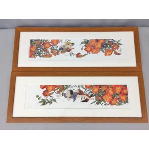 中島潔 版画 2点まとめセット 花の夢 少年 ...の詳細画像2