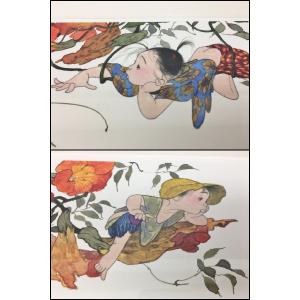 中島潔 版画 2点まとめセット 花の夢 少年 ...の詳細画像3