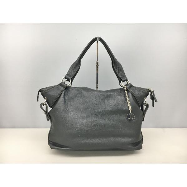 ランバン LANVIN レザートートバッグ ブラック 2508LS120