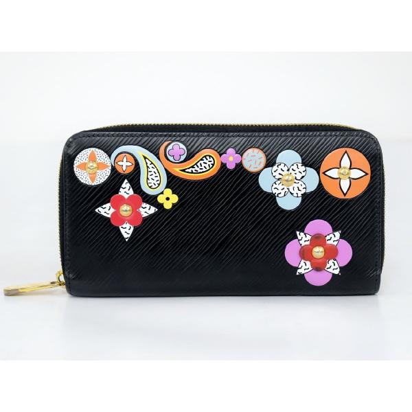 ルイヴィトン LOUIS VUITTON ジッピーウォレット エピ モノグラムフラワー M62296...