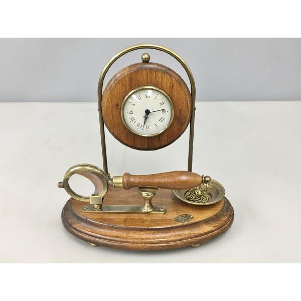 カパーニ Capanni 置き時計 イタリア製 約23.5×15.5×23.5cm 卓上置時計 ルー...