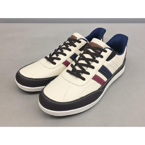 LARKINS ラーキンス スニーカー メンズ 26.5 アイボリー系 美品 2511LR052