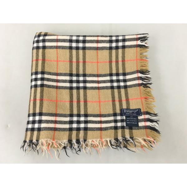 バーバリーズ BURBERRYS ストール レディース マフラー ウール100% イングランド製 2...