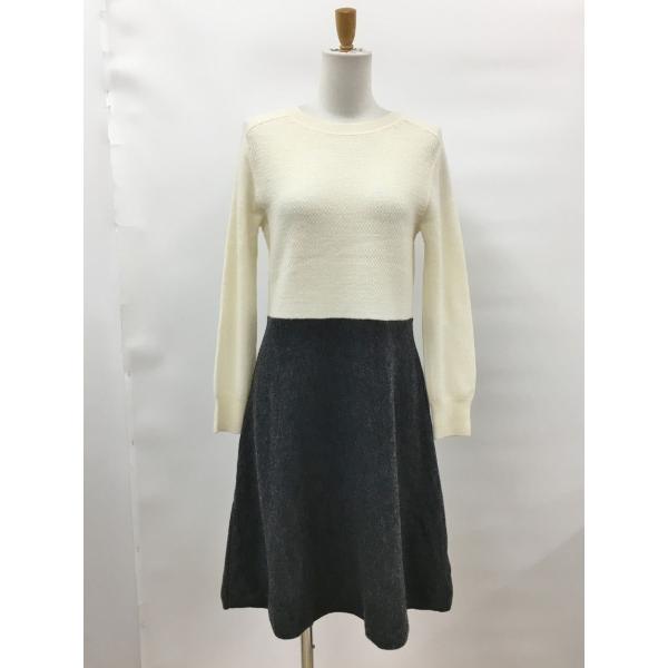 オールドイングランド OLD ENGLAND ワンピース 36 ホワイト／グレー系 2511WS15...