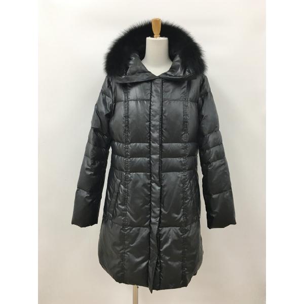 マックレガー McGREGOR ダウンコート 11 ブラック ダウン90% フォックスファー 美品 ...