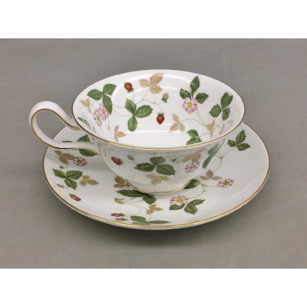 ウェッジウッド WEDGWOOD ティーカップ＆ソーサー ピオニー ワイルドストロベリー 1客 25...