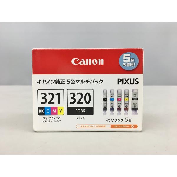キヤノン CANON インクカートリッジ BCI-321+320/5MP 5色マルチパック 未使用 ...