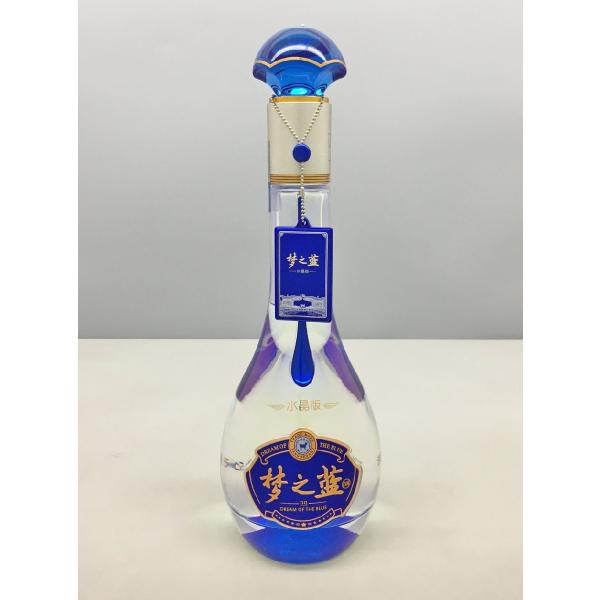 夢之藍 水晶 白酒 500ml 52% 中国 グラス2個 箱 ショッパー付き 未開栓 2603LR0...