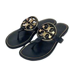 トリーバーチ Tory Burch トングサンダル ブラック 6 1/2 フラットサンダル