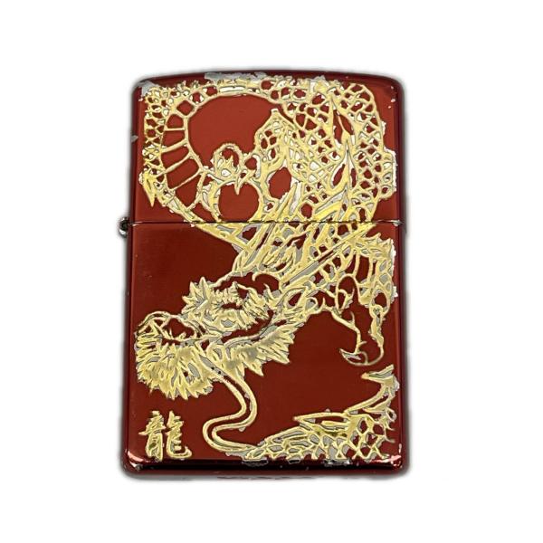 ZIPPO ジッポ 龍 赤