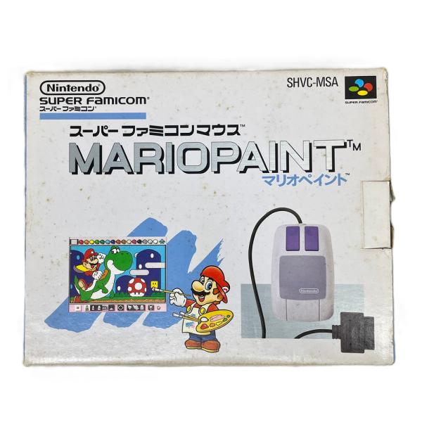 スーパーファミコン用ソフト マリオペイント SFC マウス 箱付き Nintendo SHVC-MS...