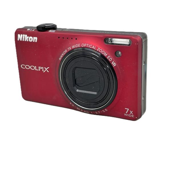 COOLPIX S6000 ニコン コンパクトデジタルカメラ フラッシュレッド