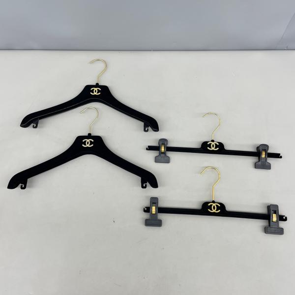 ハンガー 2種 計4本セット シャネル CHANEL ブラック ベロア