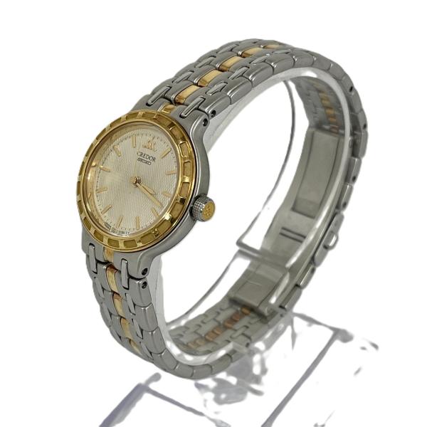 クレドール CREDOR セイコー SEIKO 腕時計 7371-0100 クォーツ SS/18KT