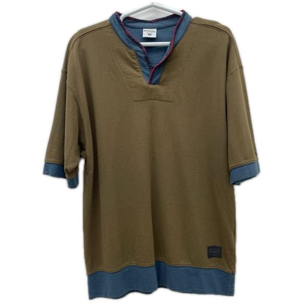 コロンビア Columbia 半袖Tシャツ カットソー バイカラー サイズ M