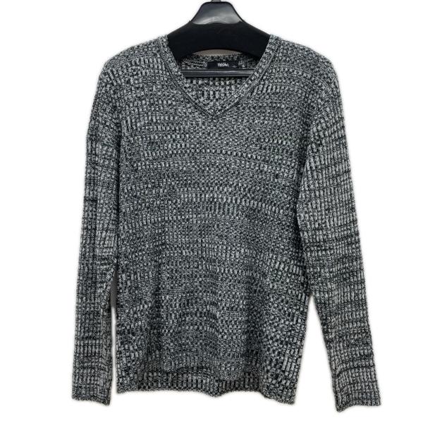 モッシモ MOSSIMO ニット セーター リブ編み Vネック XL