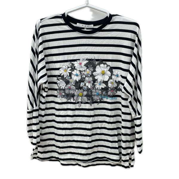 ハク H.A.K 長袖Ｔシャツ サイズ表記無し 天竺綿100% 日本製 WT0008567