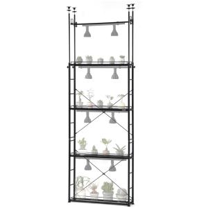 BIBILAB(ビビラボ) ビザールプランツラックスリム LPR-180-BK 植物棚 -メーカー直送-