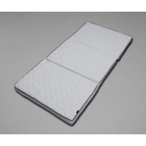 アイリスオーヤマ エアリーマットレス EXTRAボリューム シングル 三つ折り ウェーブ型 高反発 体圧分散 AMEX-110S