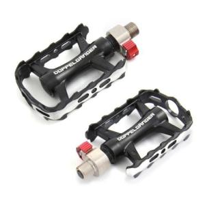 【代引き不可】DOPPELGANGER(ドッペルギャンガー) クイックリリース脱着ペダル [かんたん取り外し機能] アルミニウム合金製 取り外し式 DPD113-BK