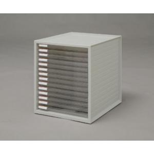 アイリスオーヤマ レターケース 超浅型14段 ホワイト LCE-14S