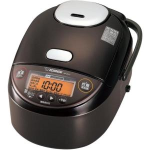 象印(ZOJIRUSHI) 圧力IH炊飯ジャー 極め炊き 黒まる厚釜 5.5合炊き ダークブラウン NP-ZU10-TD