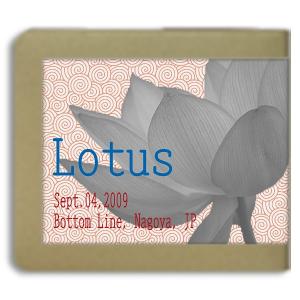 Lotus (ロータス）/ 2009.09.04 / Bottom Line / 2CD(-R)｜hoyhoy-records
