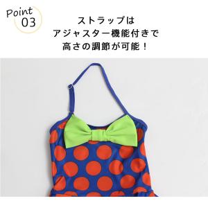 キッズ 水着 女の子 ワンピース スカート ホ...の詳細画像4