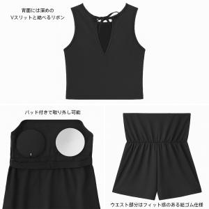 水着 レディース ワンピース水着 オールインワ...の詳細画像3