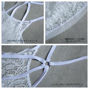 ビーチトップス レディース 水着 クロップド丈...の詳細画像5