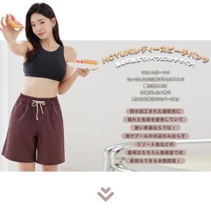 水着 ショートパンツ レディース ロング丈 サ...の詳細画像1