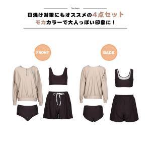 水着 レディース 体型カバー ビキニ 長袖シャ...の詳細画像5