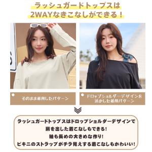 ラッシュガード レディース 長袖 水着 体型カ...の詳細画像5