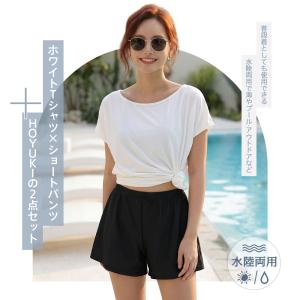 ラッシュガード レディース 半袖 Tシャツ シ...の詳細画像1