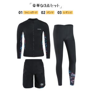 フィットネス水着 水着 メンズ ラッシュガード...の詳細画像1