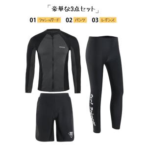 フィットネス水着 水着 メンズ ラッシュガード...の詳細画像1